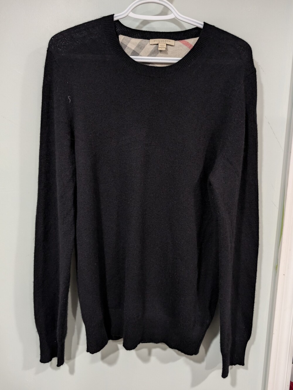 Burberry Cashmere Sweater Sz Large
